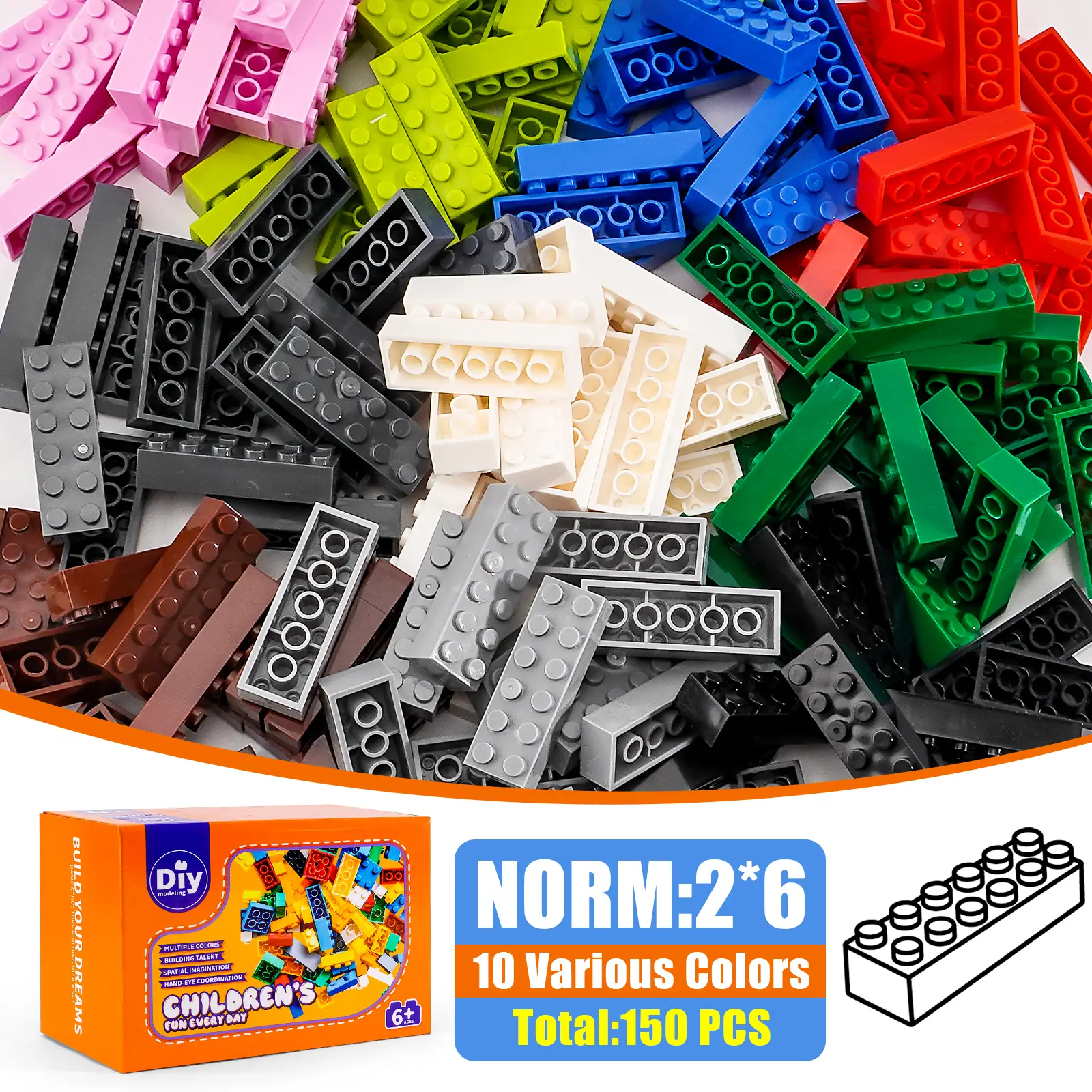 Bulk 1x1 Round and Square Plates Assortment | Multi-Color Lego Compatible Mosaic Pixel Art Bricks - 图片 11