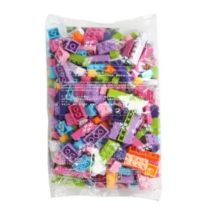 Bulk Building Blocks Girls Color Palette | Pastel Pink & Purple Lego Compatible Bricks Supplier