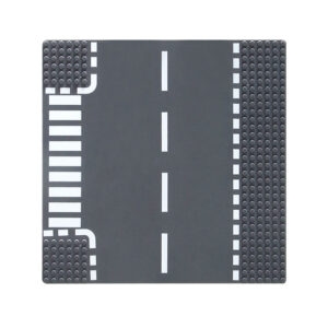 T-Junction & Straight Road Baseplates for City Brick Layouts