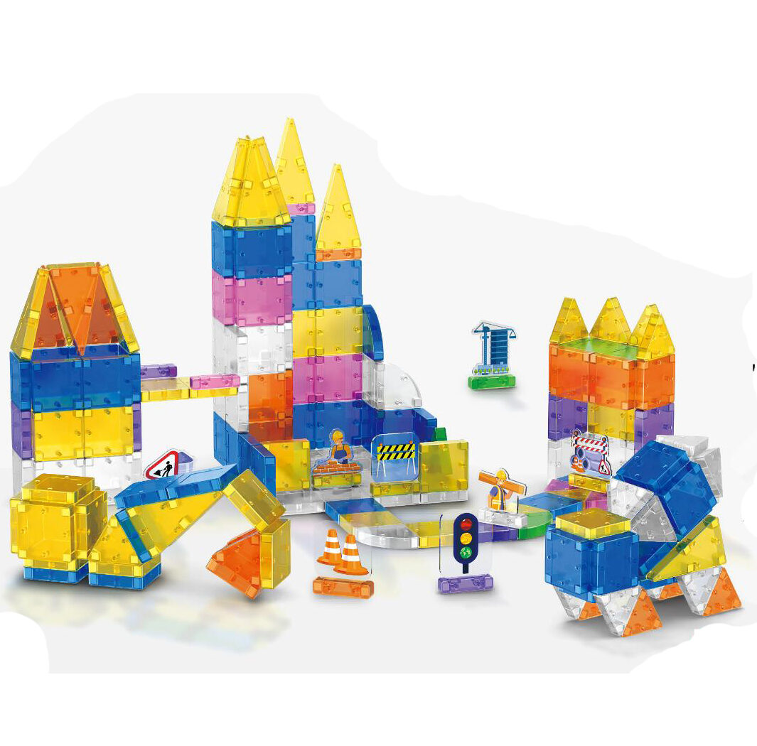 100 Pieces DIY Magnetic Construction Toy Kits