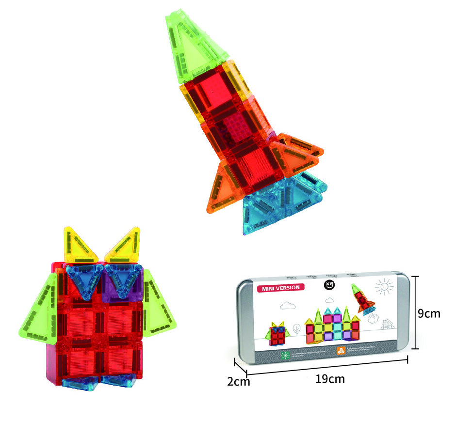 26 Pieces Magnetic Building Blocks for Kids