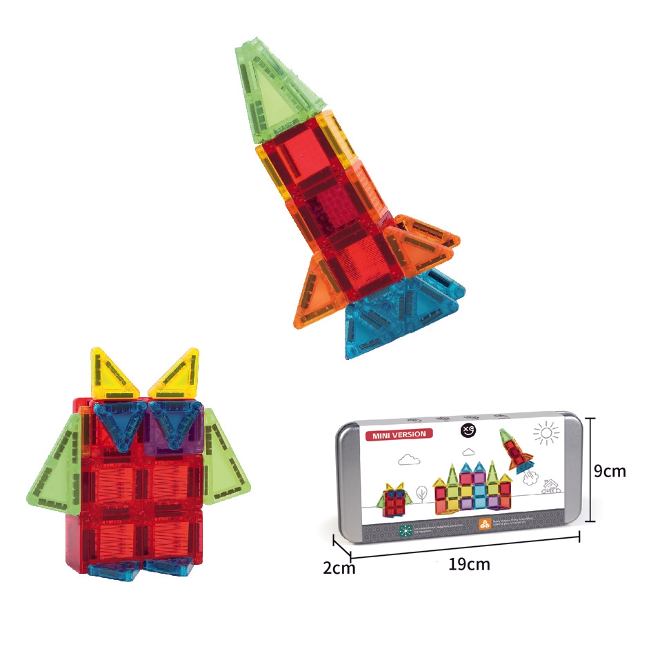 26 Pieces Magnetic Building Blocks for Kids