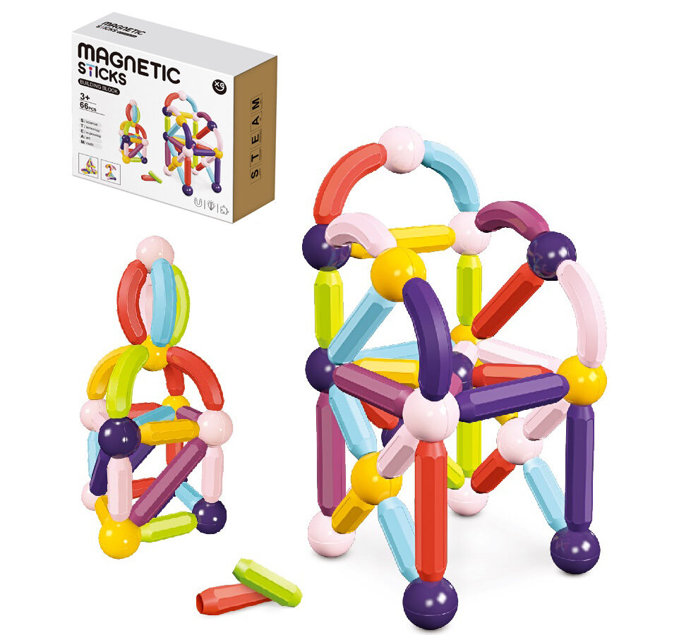 Strong Magnet Building Sticks Toy Set