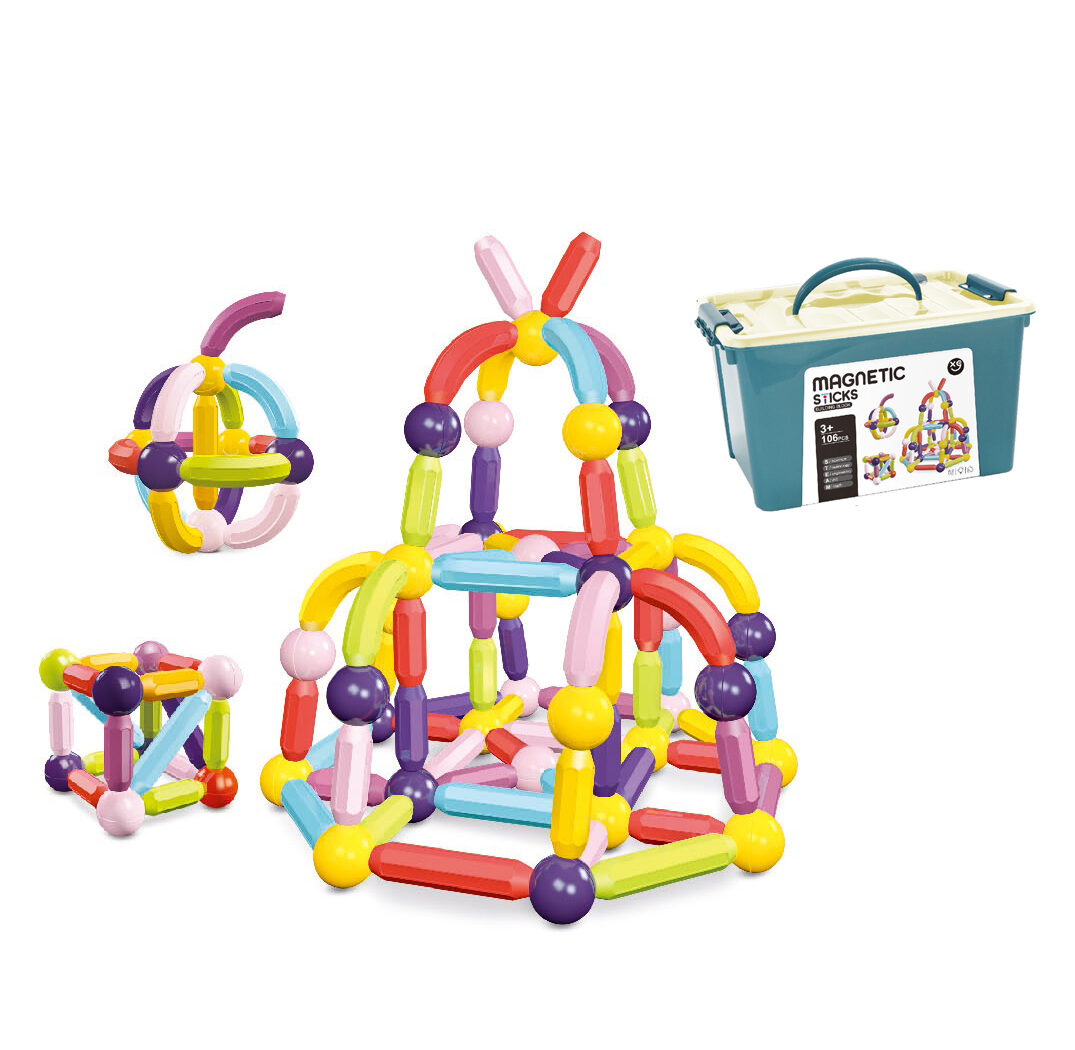 Magnetic Building Blocks Stick Type Toy Set