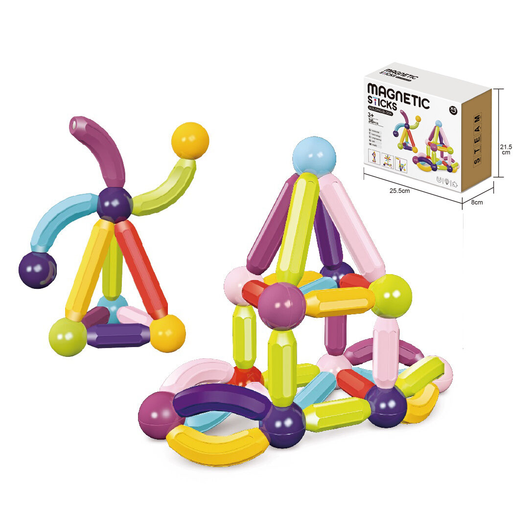 Magnetic Rods and Balls Wholesale Building Toy Set