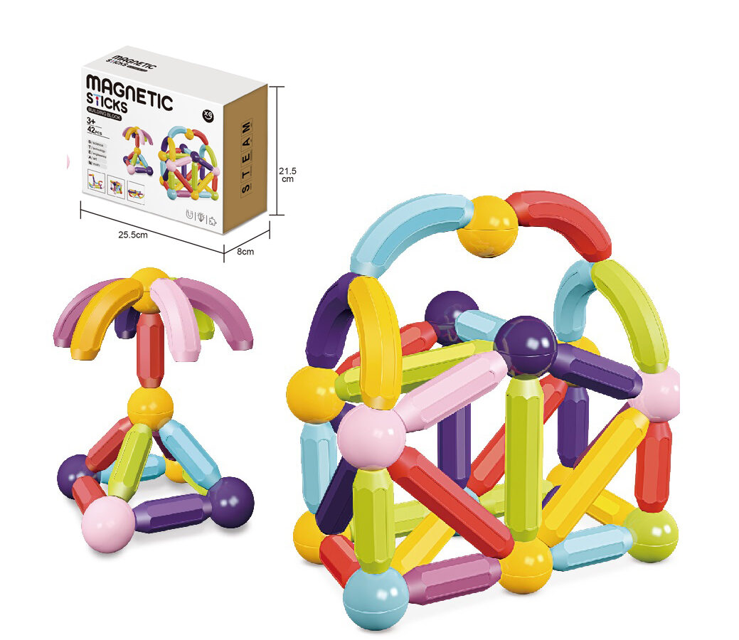 Kids STEM Magnetic Toys Building Stick Set