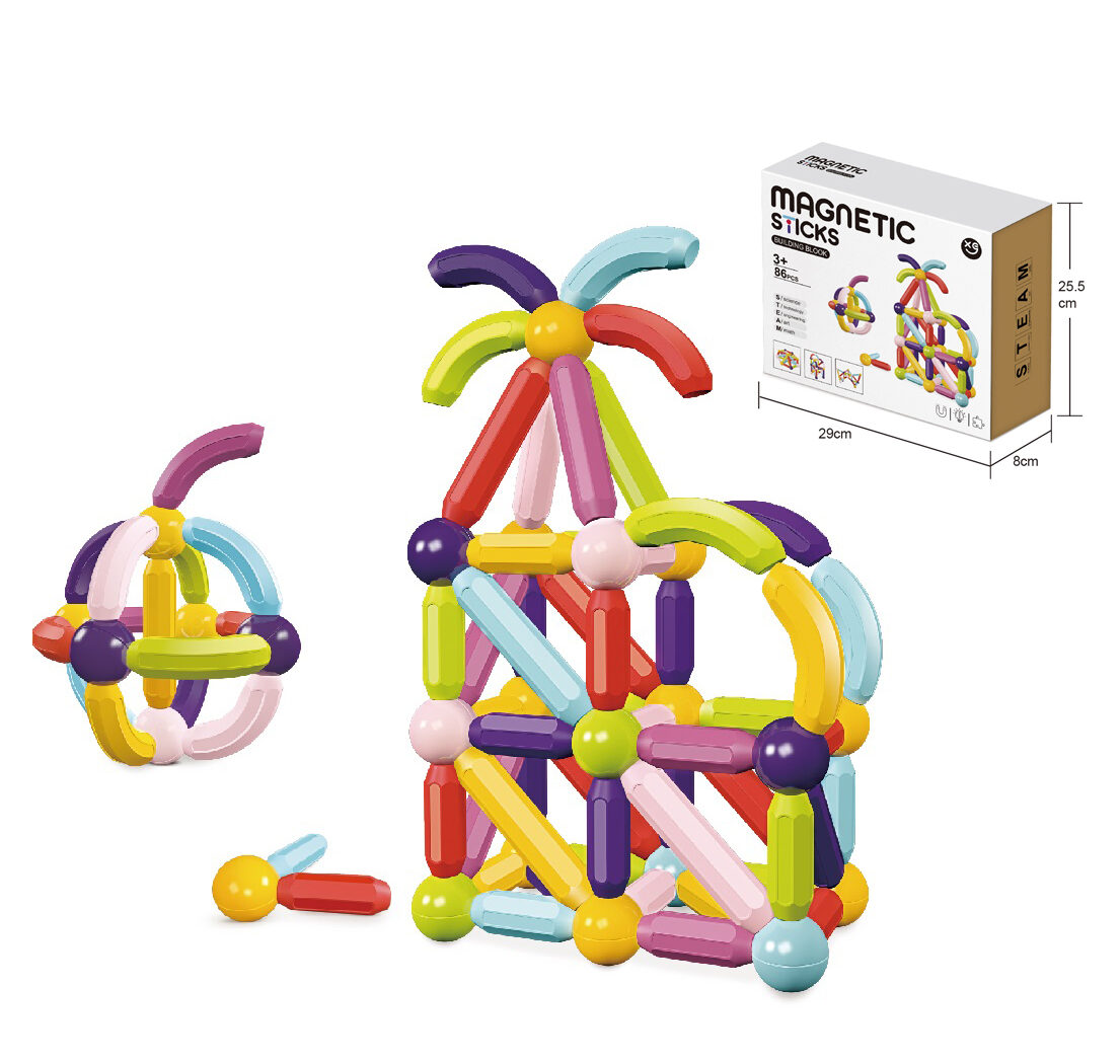 Magnetic Sticks Learning Toy Set for Early Education