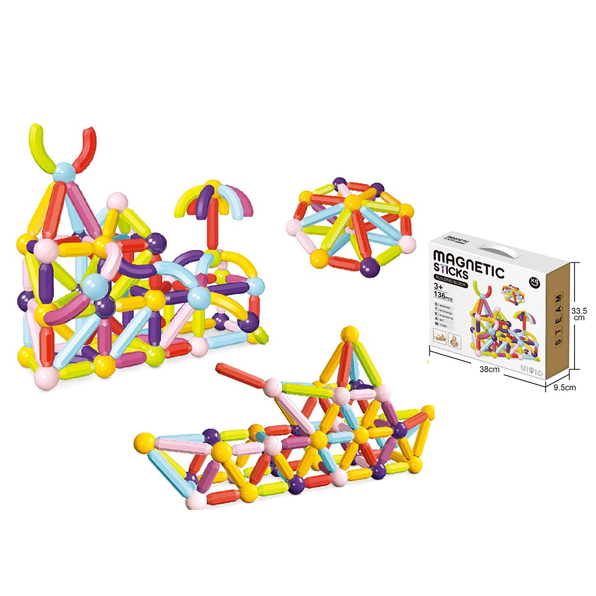 Bulk Magnetic Building Toys Set for Wholesale Market