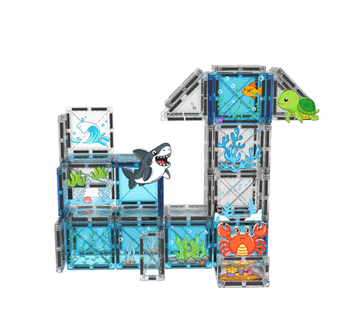 Ocean World Magnetic Tile Set