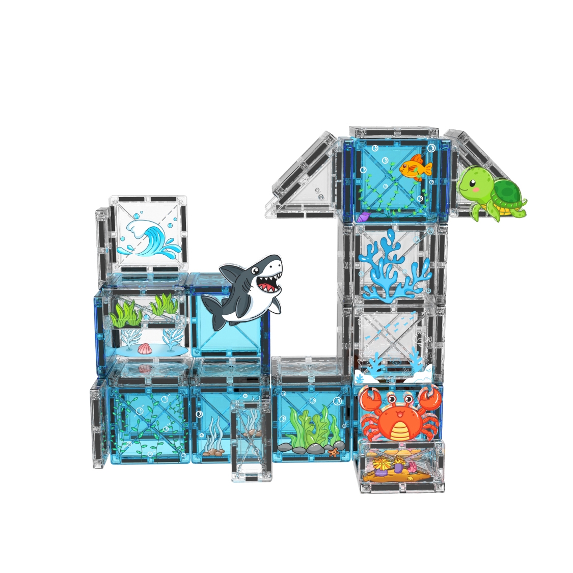 Ocean World Magnetic Tile Set