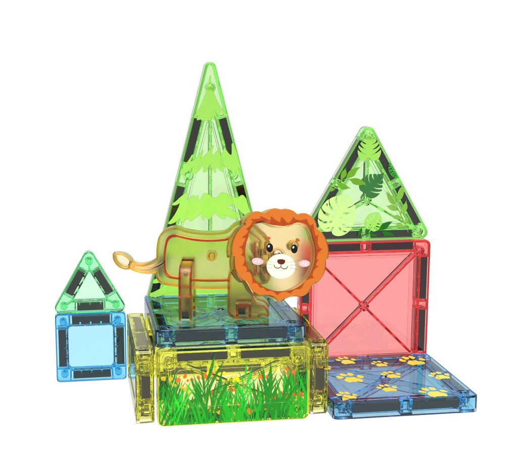 King of the Jungle Magnetic Blocks