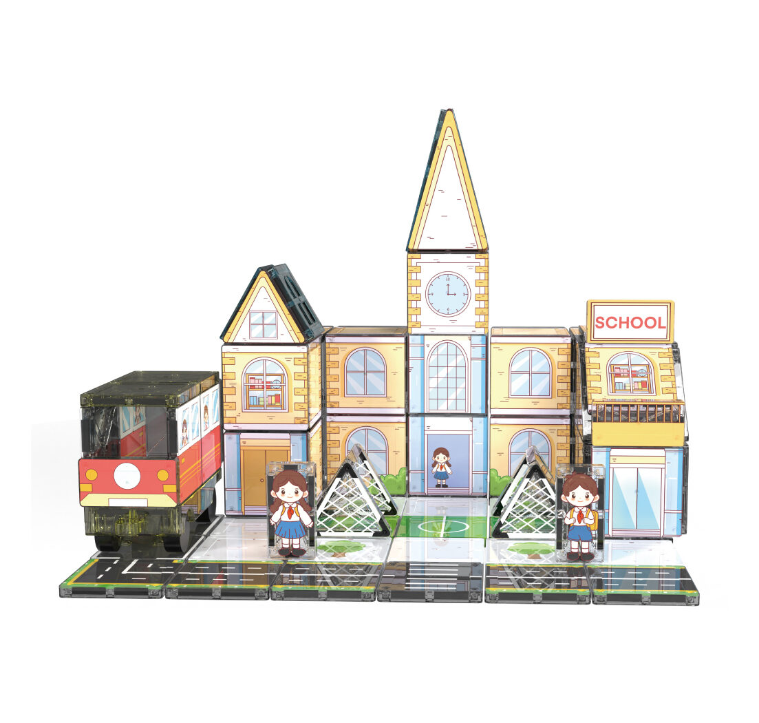 Cute School Magnetic Tiles
