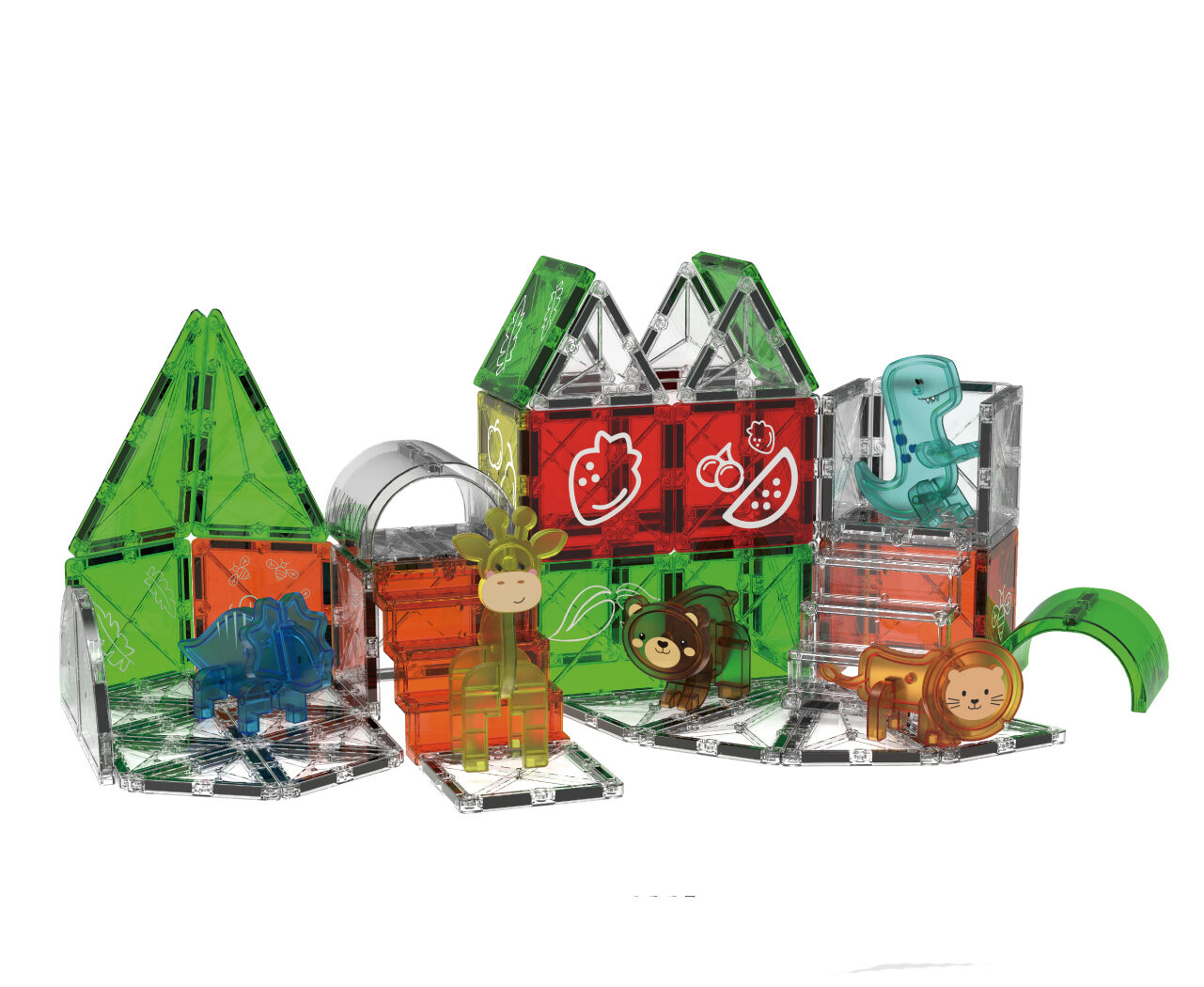 Zoo Magnetic Tiles