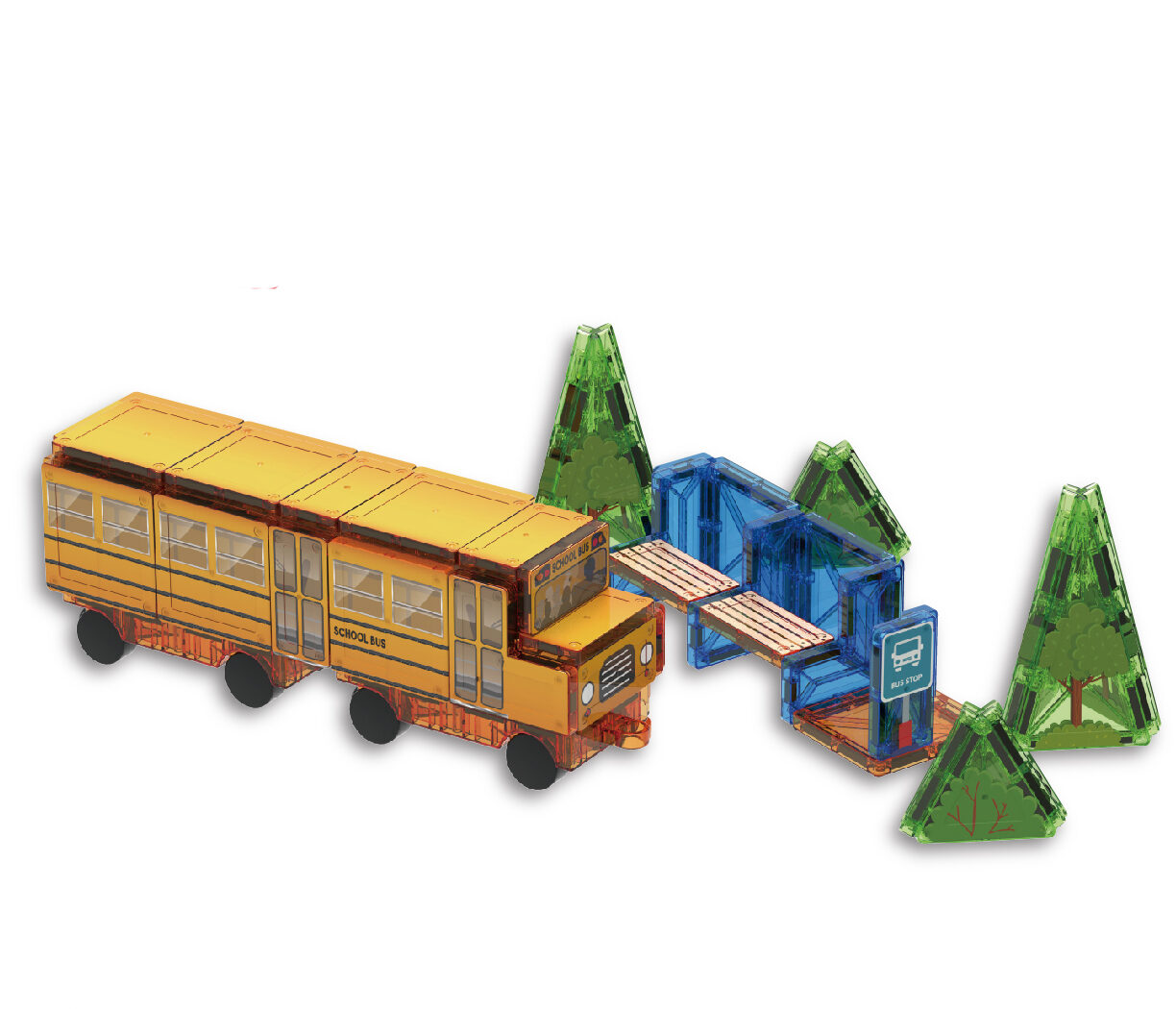 School Bus Magnetic Tiles