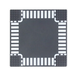 Brick City Pedestrian Crosswalk Base Plate | Bulk Toy Infrastructure