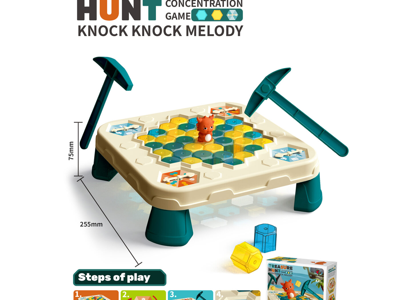 Treasure Hunt Adventure Logic Board Game - STEM Path Planning & Secret Cipher Puzzle Toy for Kids Ages 3+