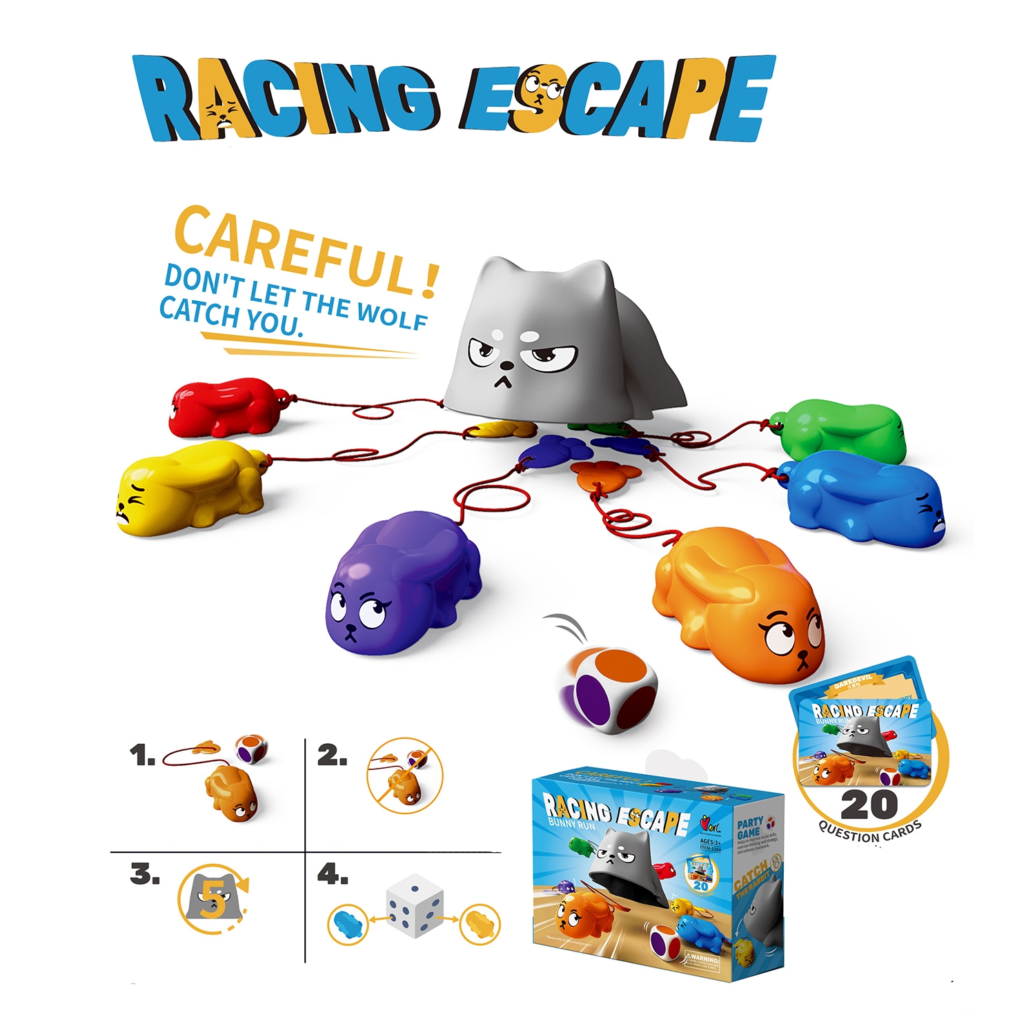 Racing and Escape Logic Board Game - High-Speed Car Chase & Maze Path Puzzle Toy for Kids