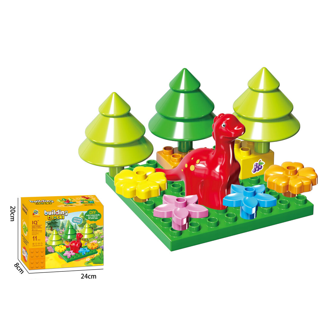 Prehistoric Triceratops Valley Large Building Block Set for Wholesale